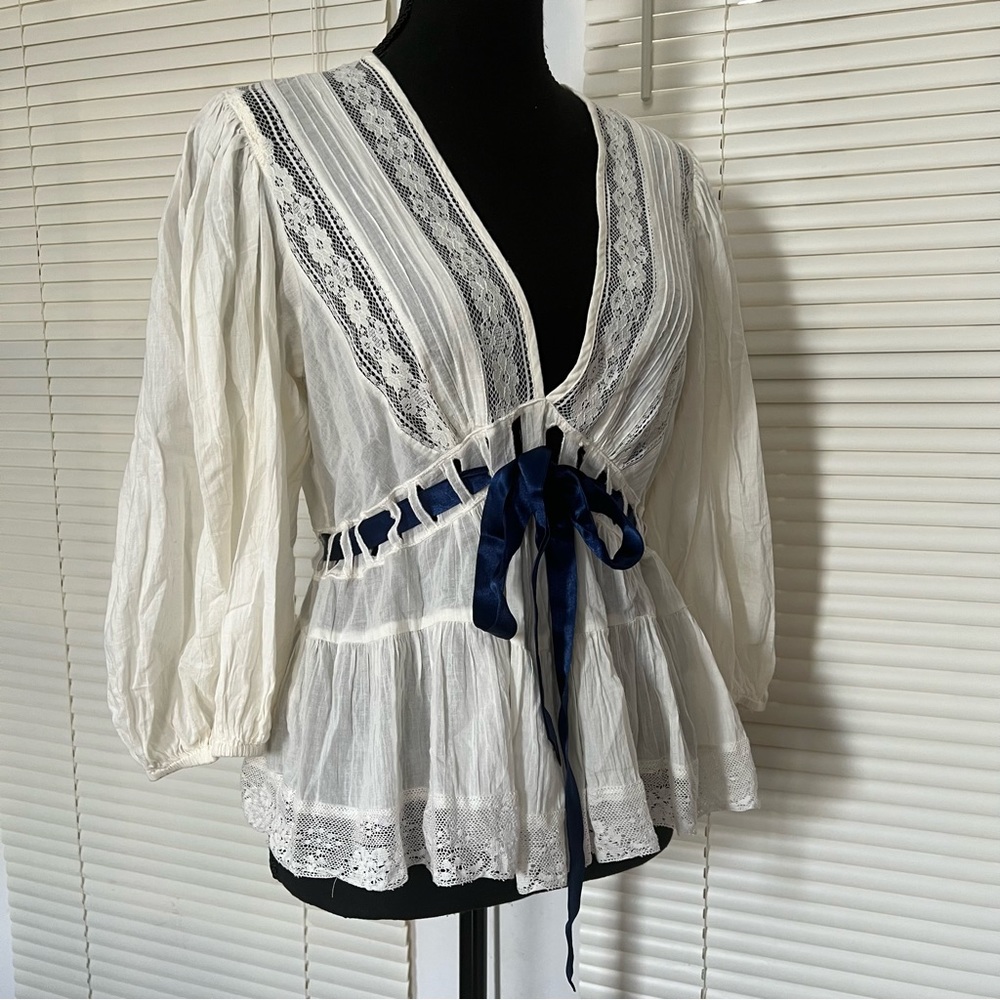 Free People boho top blouse